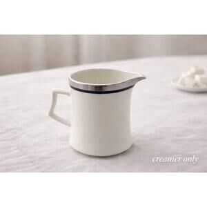 Mikasa Bone China Platinum Solitude Creamer Vintage Mid Century MCM